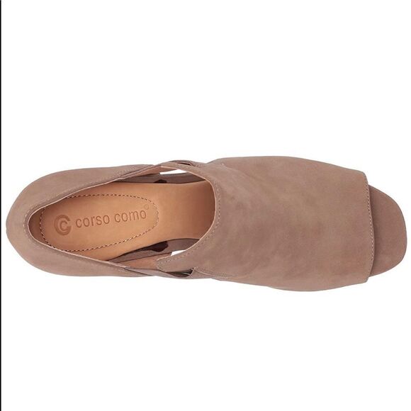 NWOB Corso Como Leather Maybel Block Heels Sz 5.5 - Picture 3 of 6